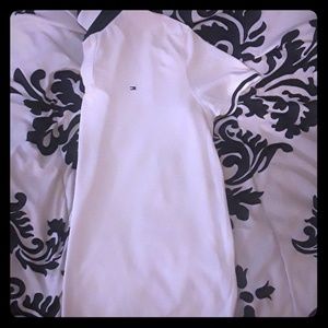 TOMMY HILFIGER LARGE WHITE POLO SHIRT